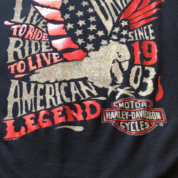 🇺🇸Harley-Davidson Off-the-Shoulder Top - Picture 4 of 15